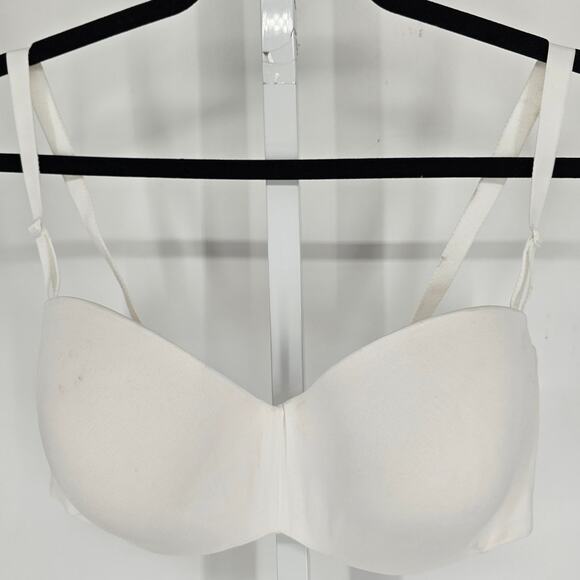 Maidenform Womens Sz 38DD Lightly Padded T Shirt Bra Solid White - Picture 1 of 4